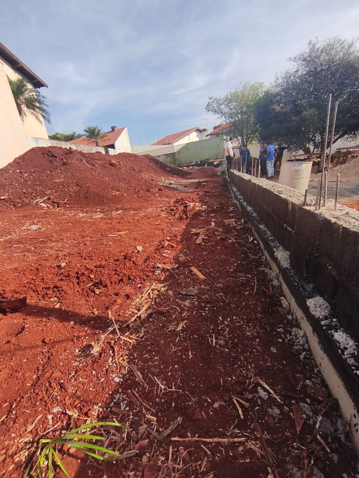 Execução de alvenaria em obra de Londrina